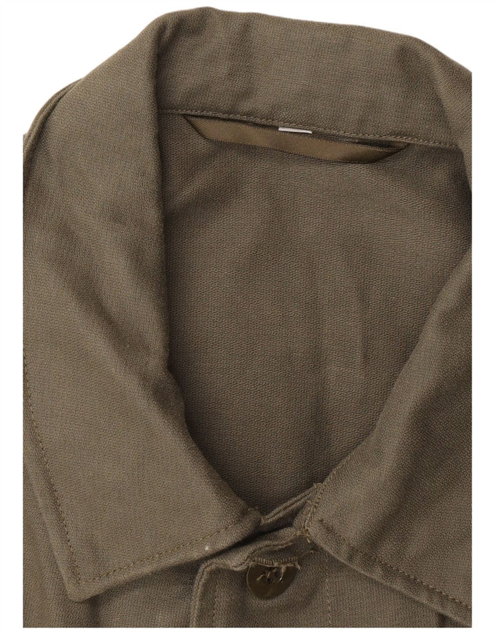 Vintage Mens Military Jacket UK 42 XL Khaki