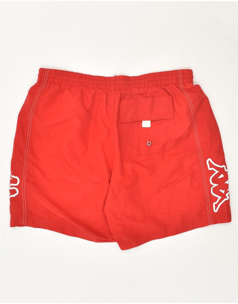 KAPPA Mens Graphic Sport Shorts XL Red Polyester | Vintage Kappa | Thrift | Second-Hand Kappa | Used Clothing | Messina Hembry 