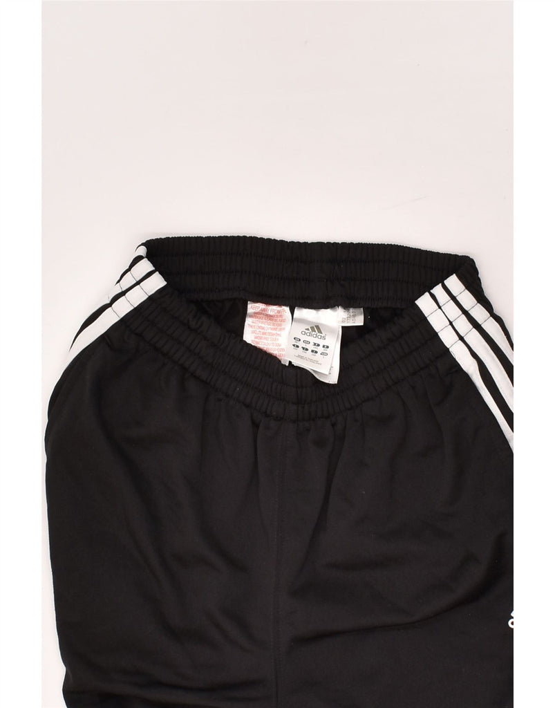 ADIDAS Boys Tracksuit Trousers 13-14 Years Black Polyester | Vintage Adidas | Thrift | Second-Hand Adidas | Used Clothing | Messina Hembry 