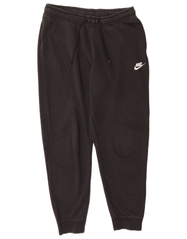Nike Mens Tracksuit Trousers Joggers Medium  Black Cotton