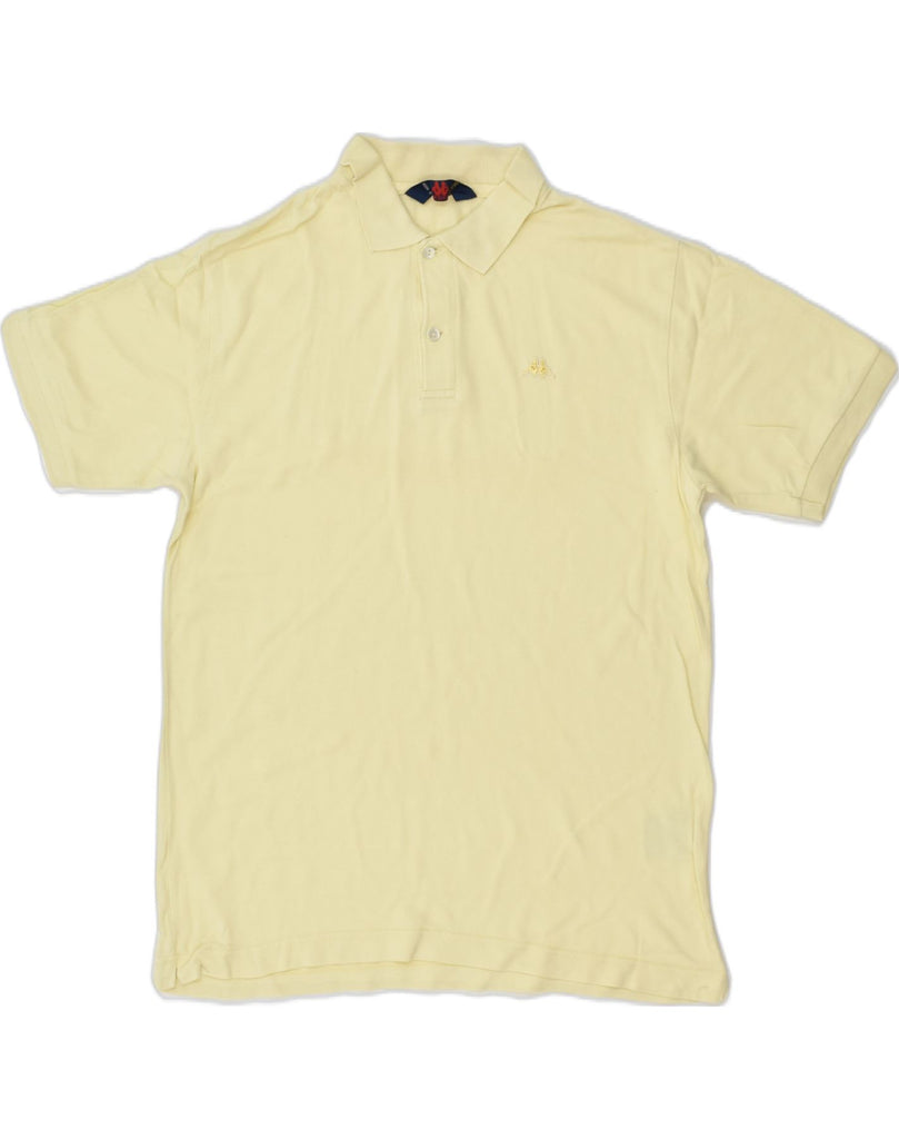 KAPPA Mens Polo Shirt Medium Yellow Cotton | Vintage Kappa | Thrift | Second-Hand Kappa | Used Clothing | Messina Hembry 