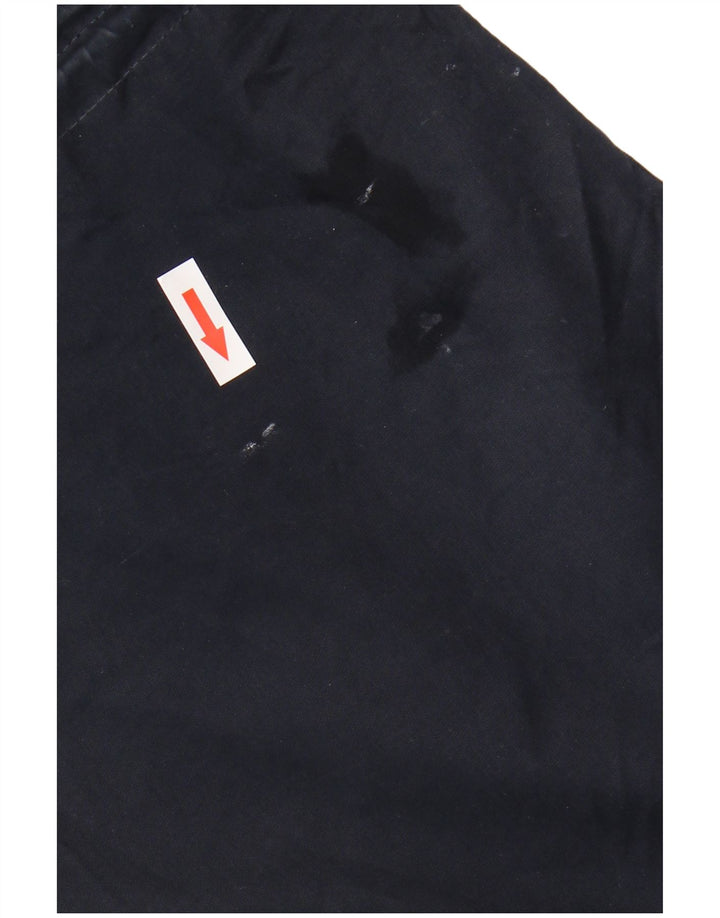 Superdry Womens Windparka Hooded Parka Jacket UK 14 Medium Navy Blue