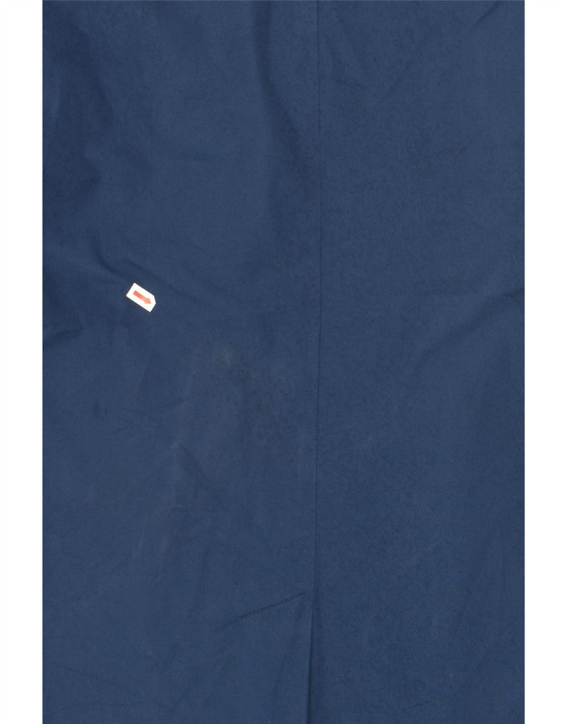 LONDON FOG Womens Petite Trench Coat US 8 Medium Navy Blue Cotton | Vintage London Fog | Thrift | Second-Hand London Fog | Used Clothing | Messina Hembry 