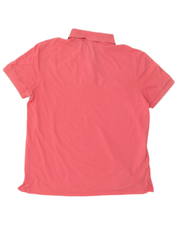 Hugo Boss Mens Regular Fit Polo Shirt Large Red Cotton