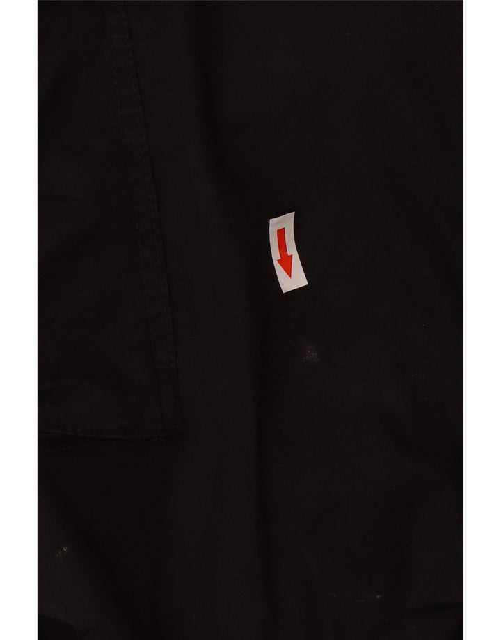Jack & Jones Mens Slim Cargo Trousers W33 L34 Black Cotton