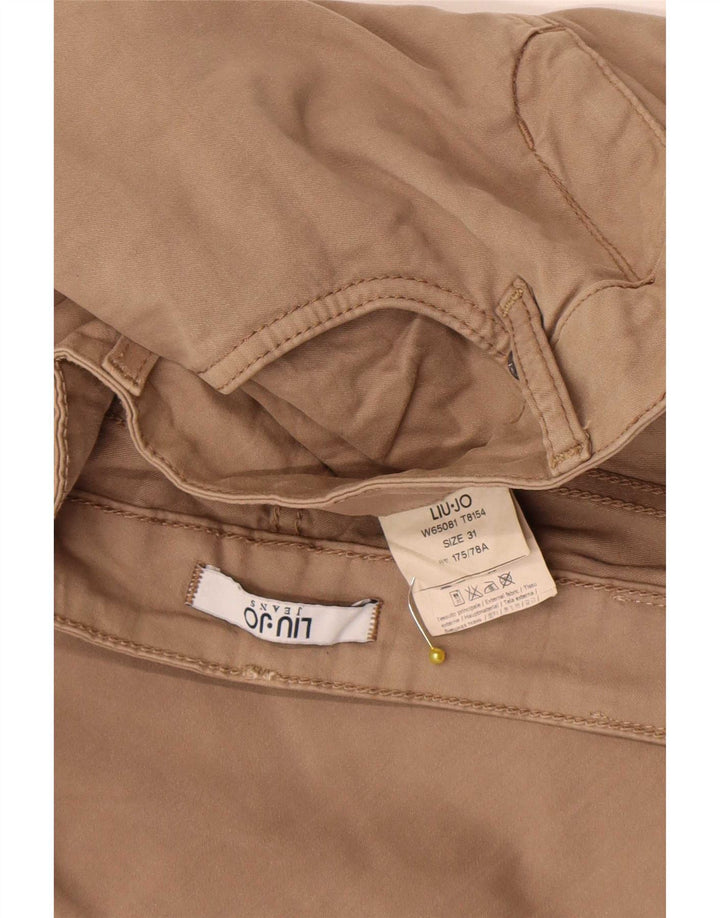 Liu Jo Womens Slim Casual Trousers W31 L28 Beige