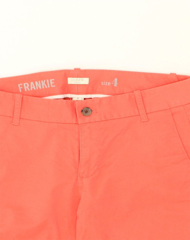 J. CREW Womens Frankie Slim Chino Trousers US 4 Small W30 L28 Orange | Vintage J. Crew | Thrift | Second-Hand J. Crew | Used Clothing | Messina Hembry 