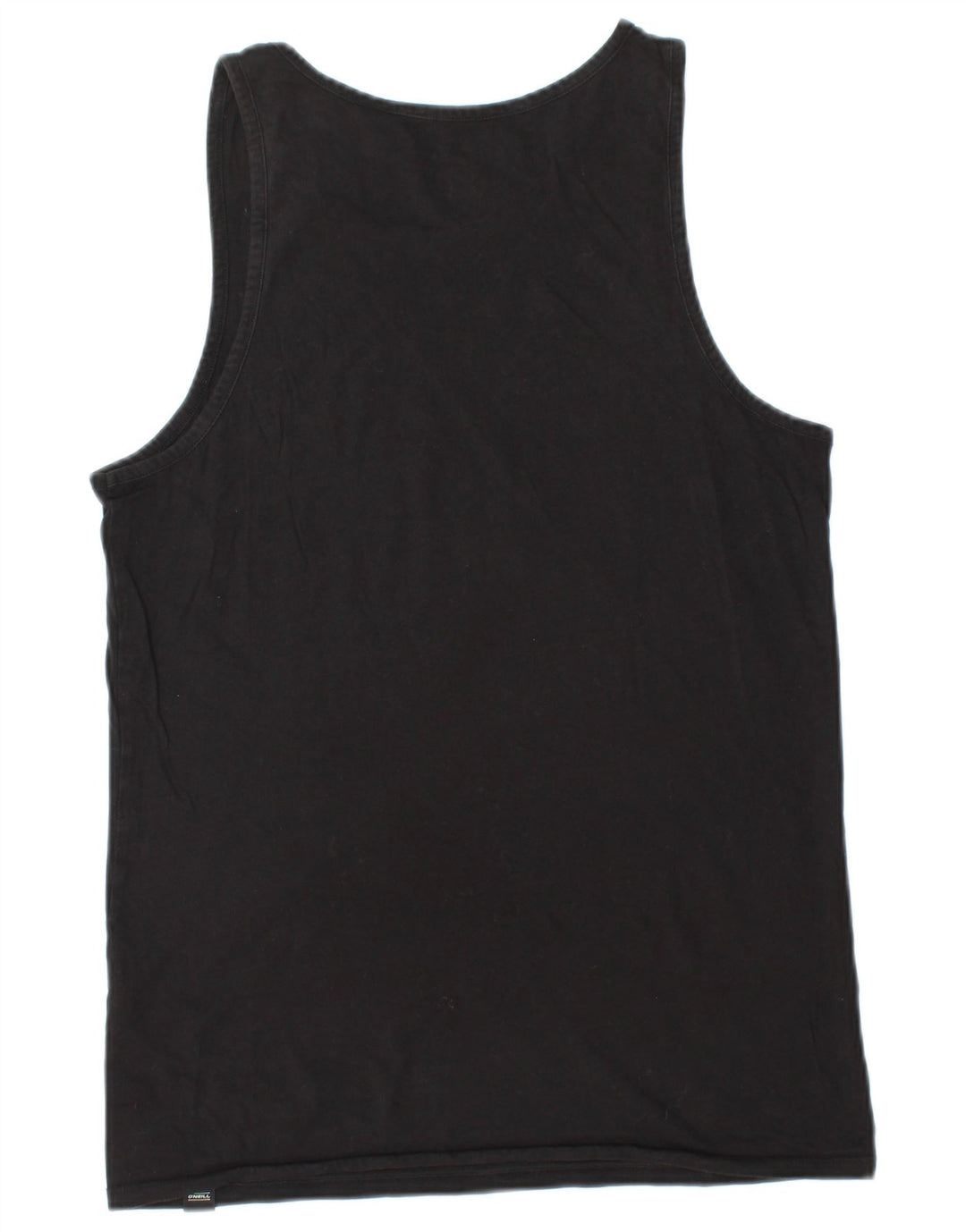 O'NEILL Mens Regular Fit Graphic Vest Top Small Black Cotton