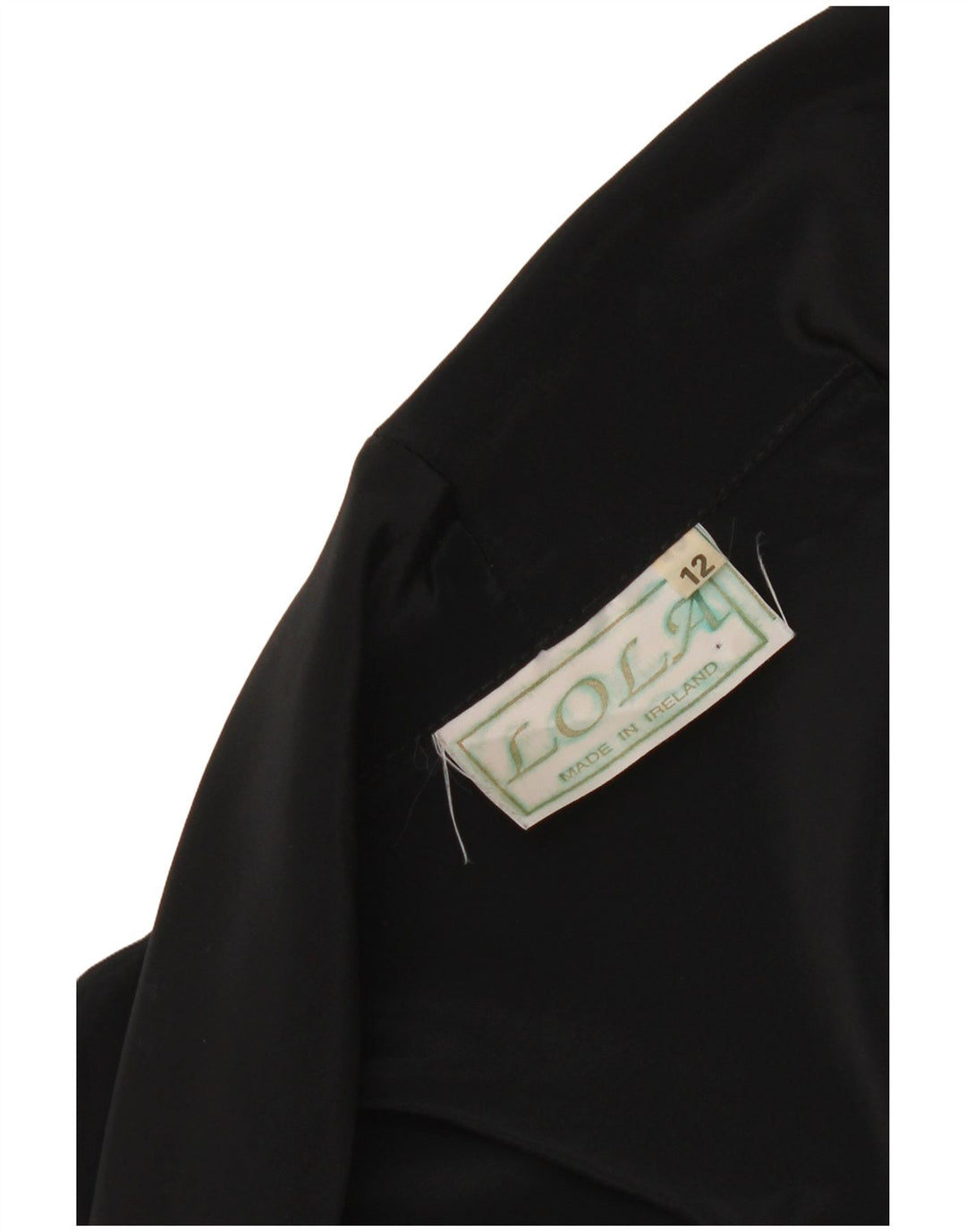 LOLA Womens Long Sleeve Blouse Top UK 12 Medium  Black