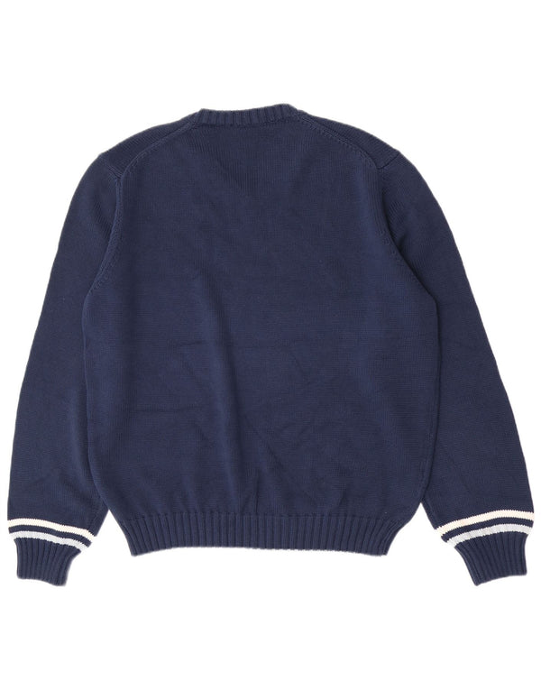 Marina Yachting Mens V-Neck Jumper Sweater Large Navy Blue