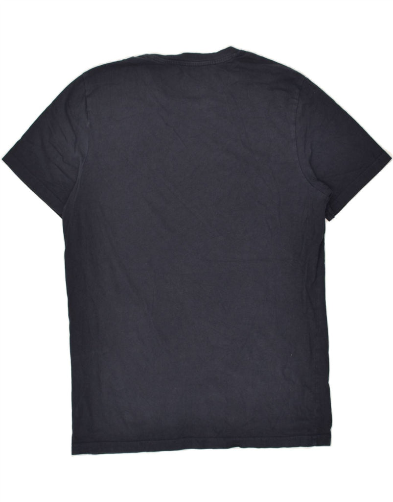 JACK & JONES Mens Graphic T-Shirt Top Medium Navy Blue Cotton | Vintage Jack & Jones | Thrift | Second-Hand Jack & Jones | Used Clothing | Messina Hembry 