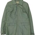 BIKO Womens Leather Jacket EU 40 Medium Green Leather