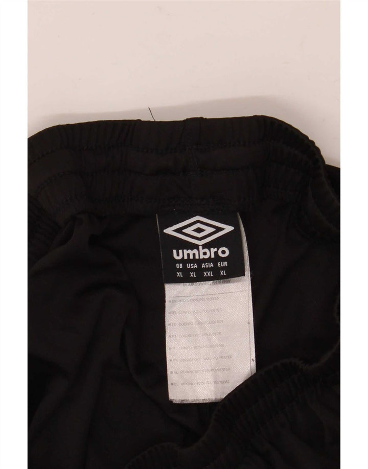 Umbro Mens Sport Shorts XL Black Polyester