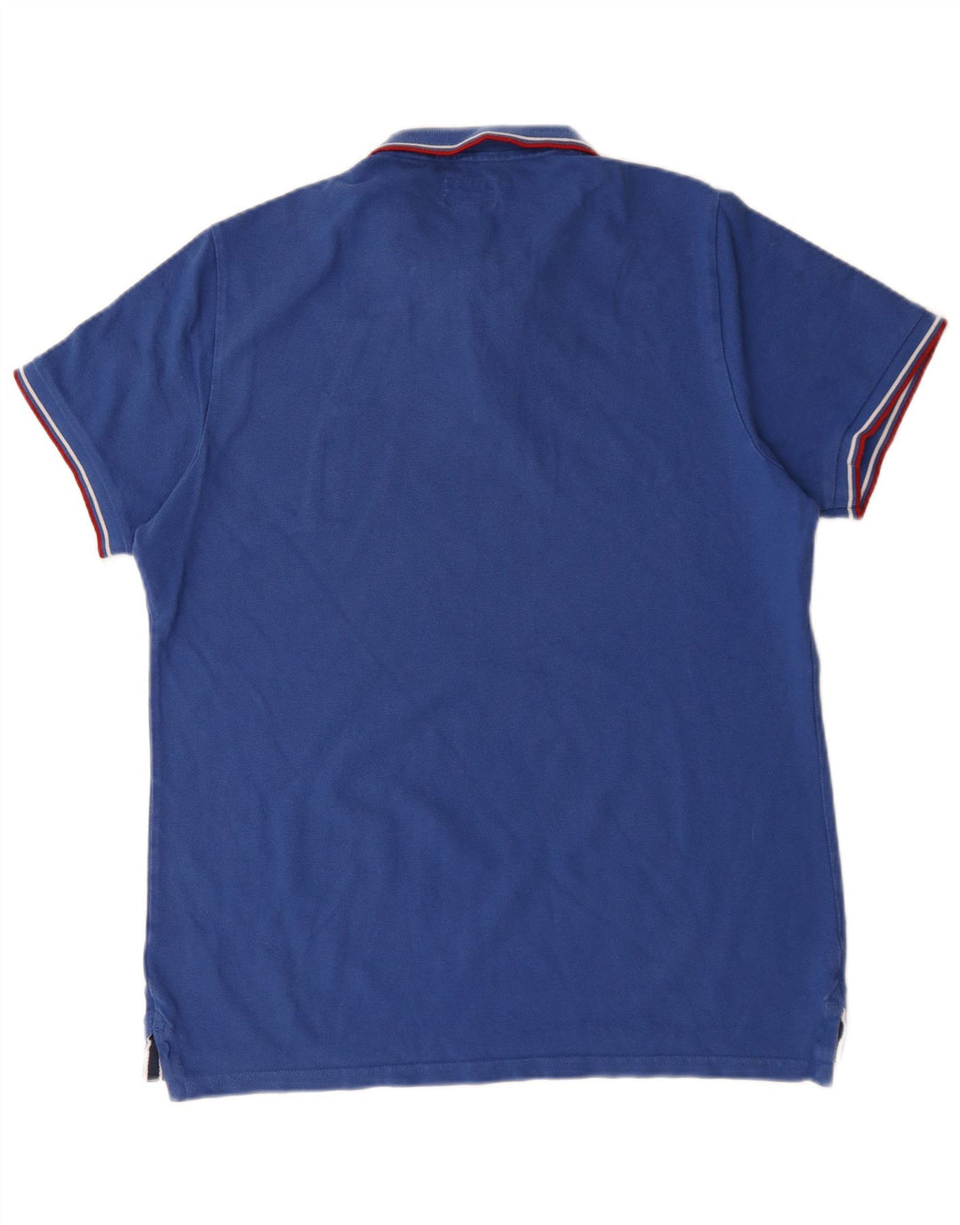 Superdry Mens Polo Shirt 2XL Blue Cotton