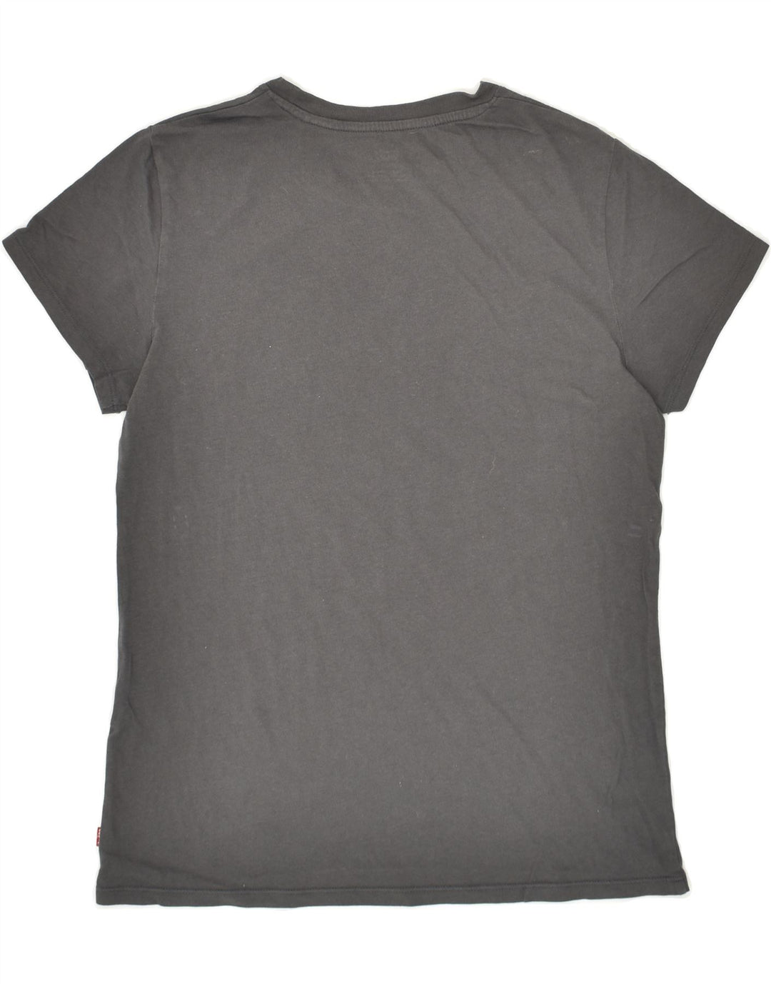 LEVI'S Womens Graphic T-Shirt Top UK 10 Small Grey Cotton | Vintage Levi's | Thrift | Second-Hand Levi's | Used Clothing | Messina Hembry 