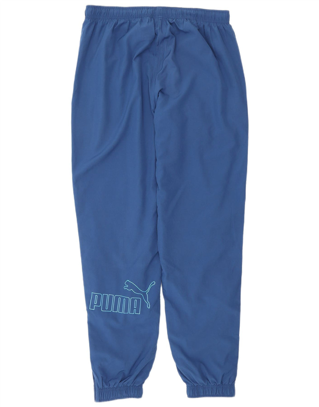 Puma Mens Graphic Tracksuit Trousers Joggers Large  Blue Polyester