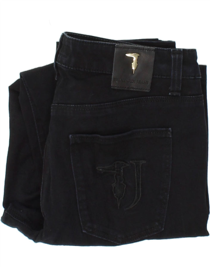 TRUSSARDI Womens Slim Jeans W28 L25 Navy Blue Vintage Trussardi and Second-Hand Trussardi from Messina Hembry 