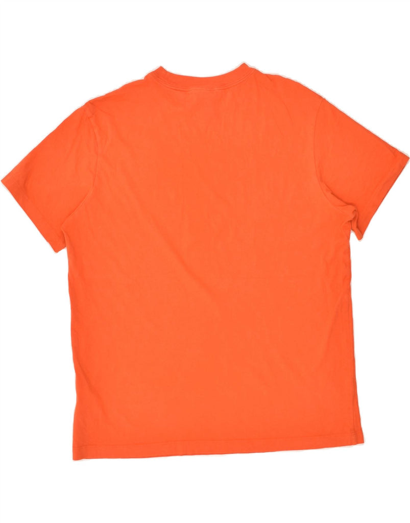 NIKE Mens T-Shirt Top Small Orange Cotton | Vintage Nike | Thrift | Second-Hand Nike | Used Clothing | Messina Hembry 