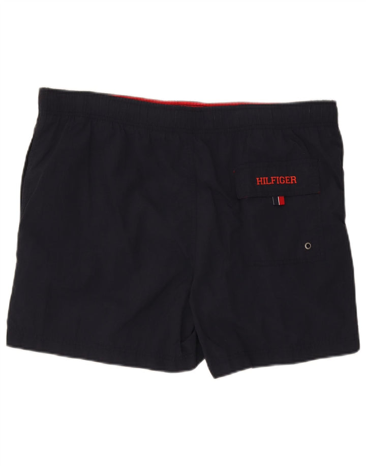 Tommy Hilfiger Mens Swimming Shorts Medium  Navy Blue Nylon