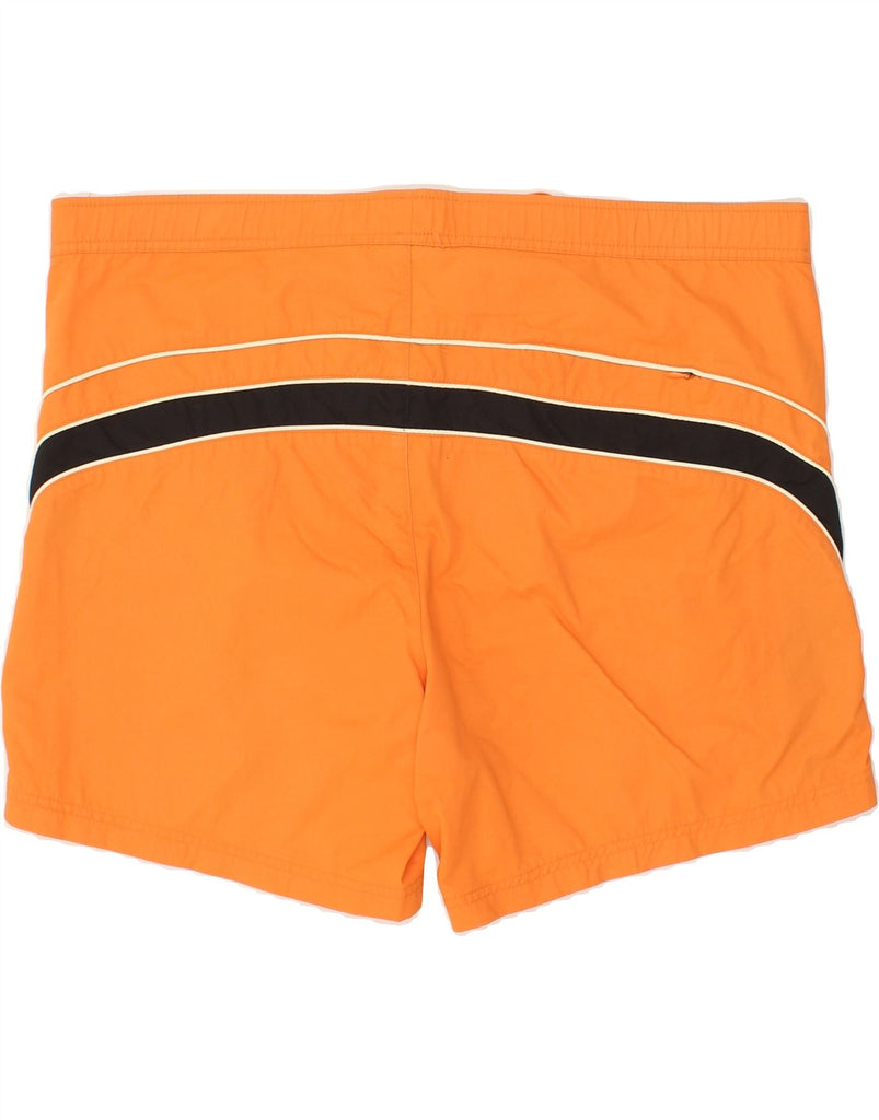 CHAMPION Mens Swimming Shorts 2XL Orange Colourblock Polyamide Vintage Champion and Second-Hand Champion from Messina Hembry 