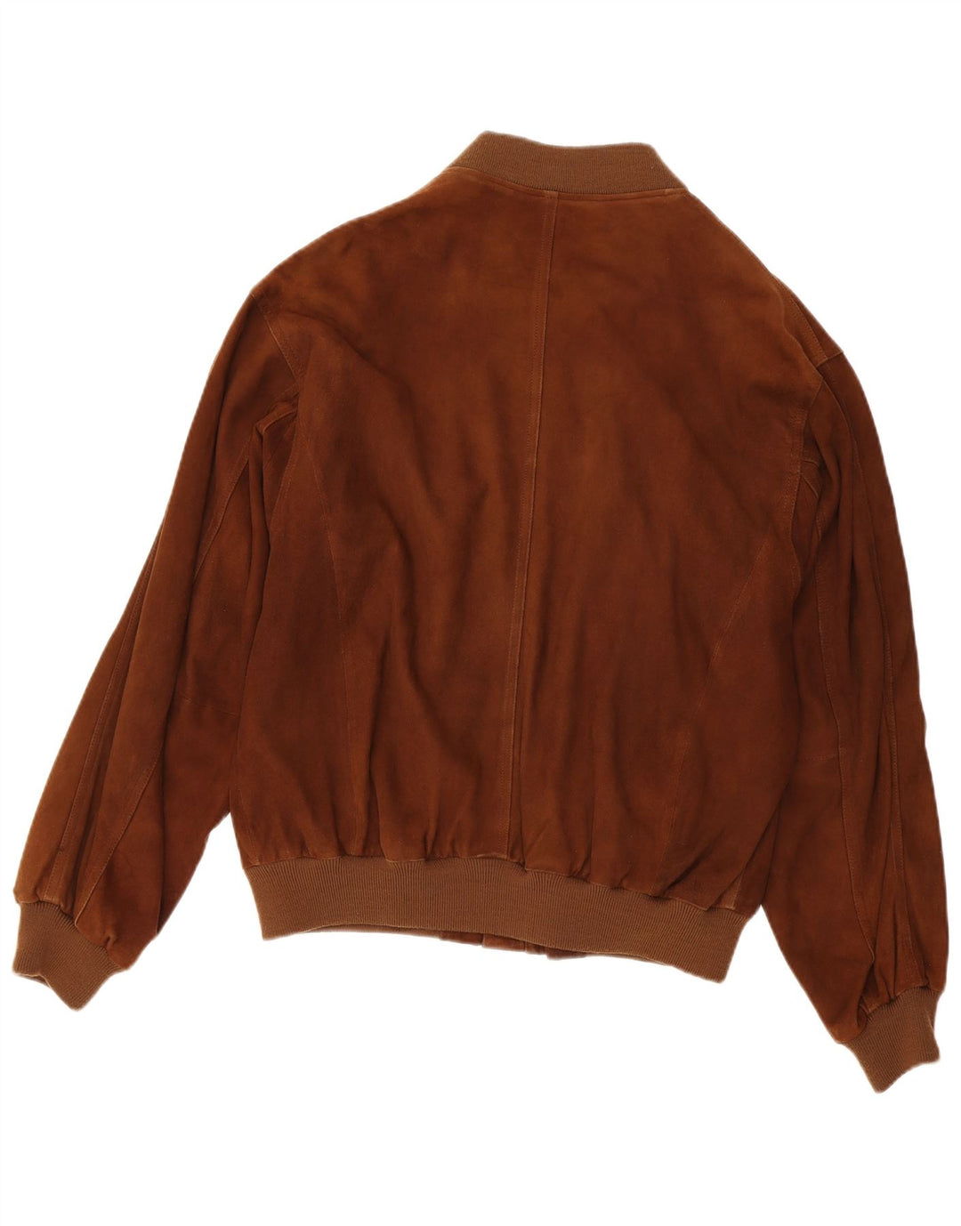 Vintage Mens Suede Jacket EU 54 2XL Brown Leather