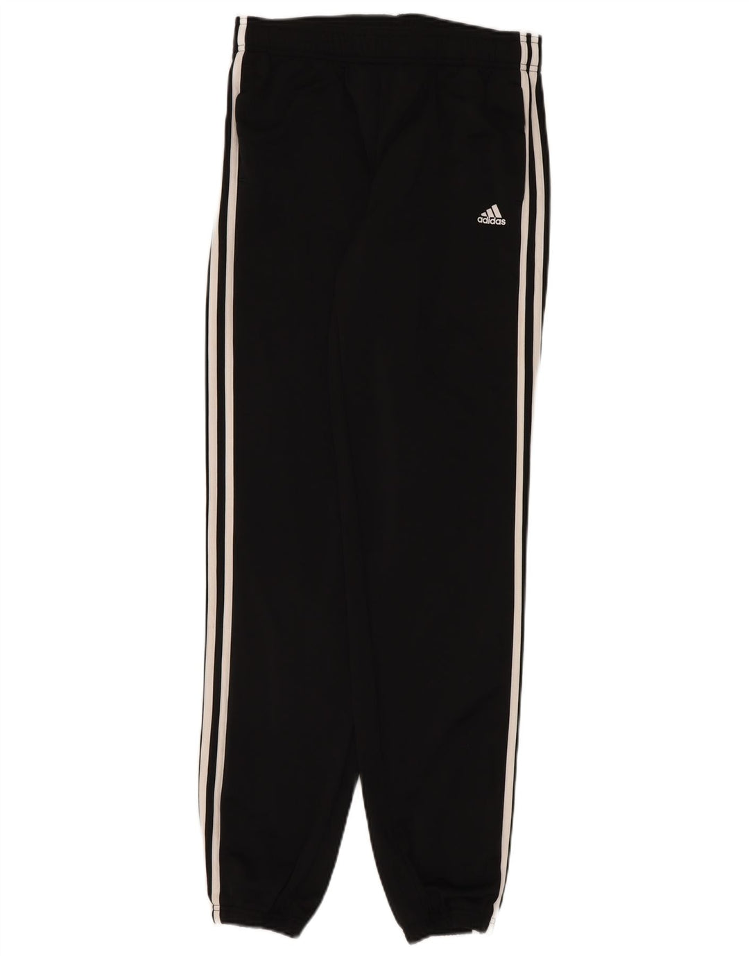 Adidas Boys Tracksuit Trousers Joggers 15-16 Years Black Polyester