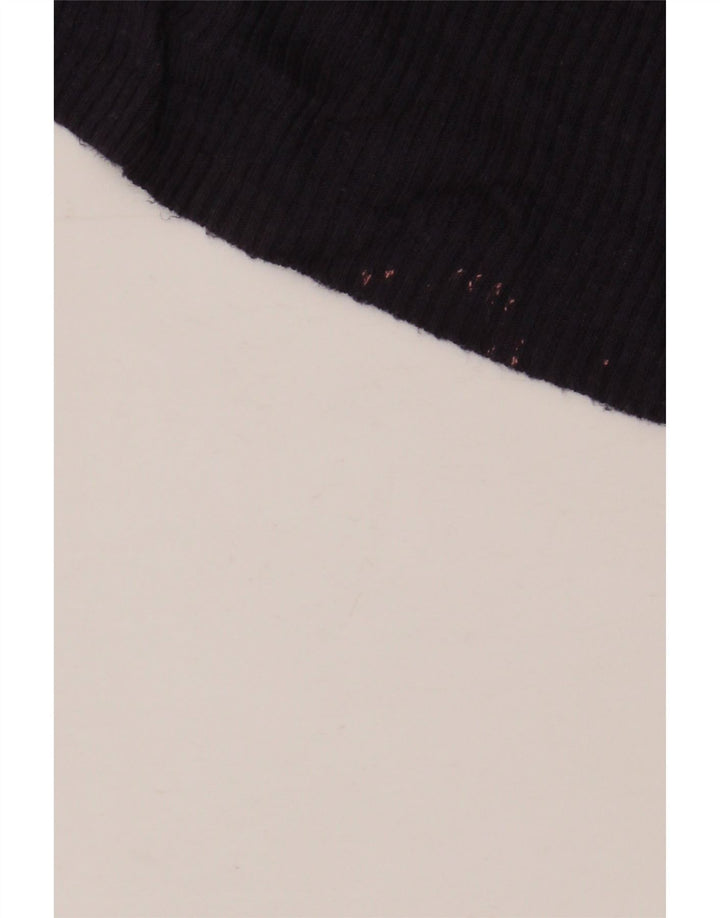 MARKS & SPENCER Womens Longline Cardigan Sweater UK 10 Small Navy Blue