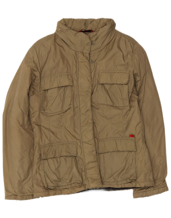 Kappa Womens Hooded Windbreaker Jacket UK 18 XL Khaki