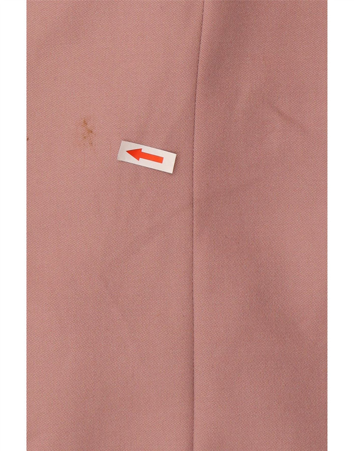 Marks & Spencer Womens 3/4 Sleeve Blazer Jacket UK 12 Medium Pink