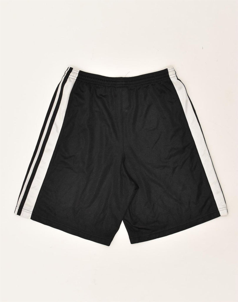 ADIDAS Mens Sport Shorts Small Black Polyester | Vintage Adidas | Thrift | Second-Hand Adidas | Used Clothing | Messina Hembry 