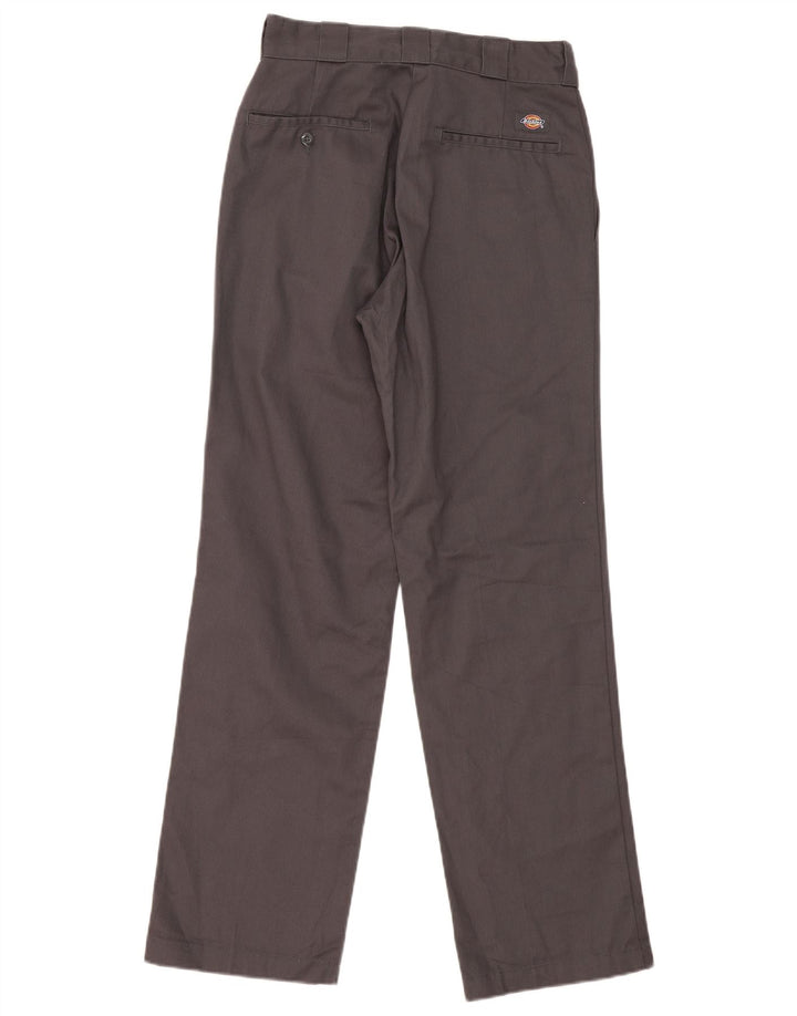 Dickies Mens Straight Original Fit Chino Trousers W30 L32 Grey Polyester