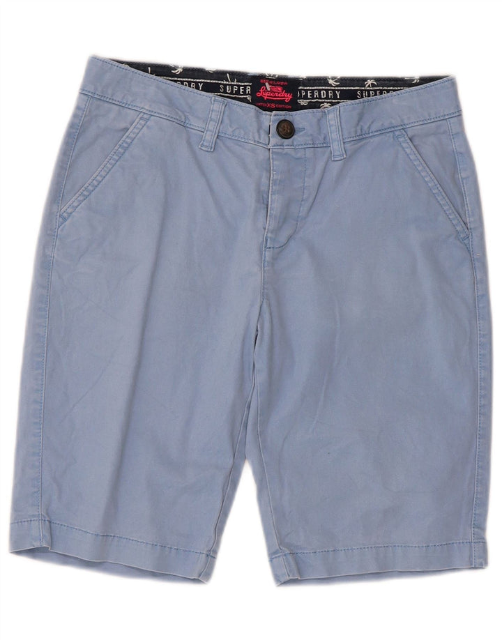 Superdry Mens Chino Shorts XS W30  Blue Cotton