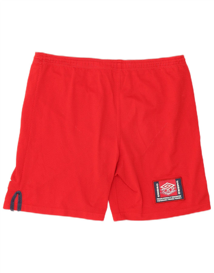 Umbro Mens Sport Shorts Large Red