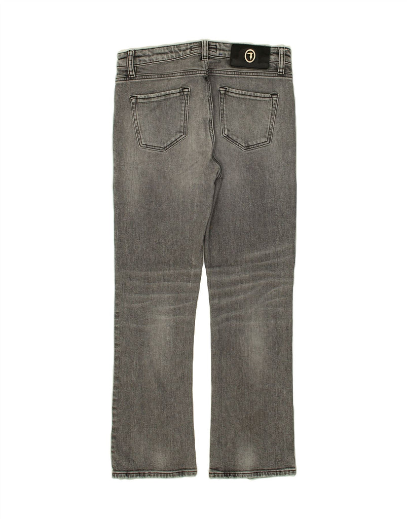 TRUSSARDI Womens Straight Jeans W29 L26  Grey Cotton Vintage Trussardi and Second-Hand Trussardi from Messina Hembry 