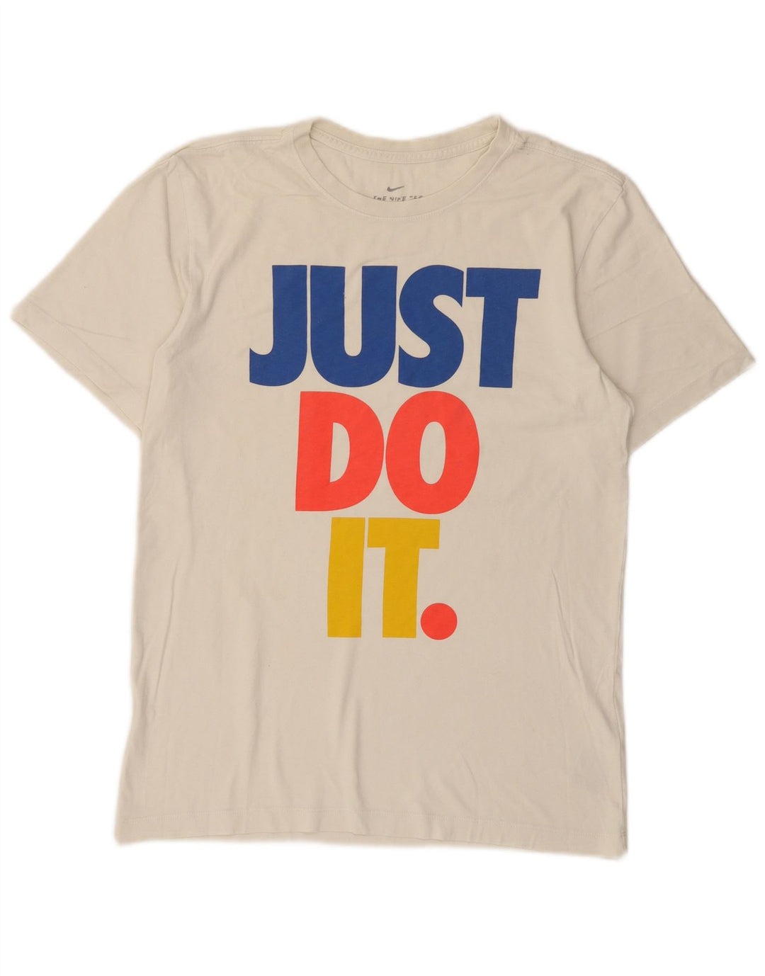 Nike Mens Graphic T-Shirt Top Small White Cotton