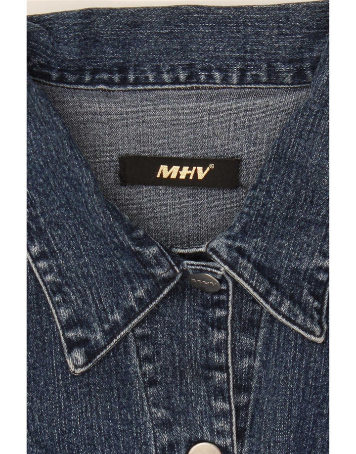 Vintage Womens Denim Jacket UK 14 Medium Blue
