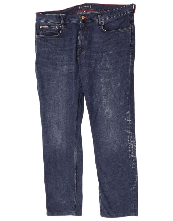 Tommy Hilfiger Mens Denton Straight Jeans W38 L30 Blue Cotton