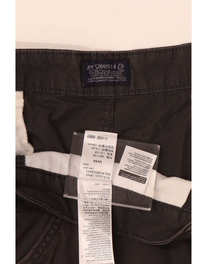 Levi's Mens Cargo Shorts W44 2XL Grey Cotton