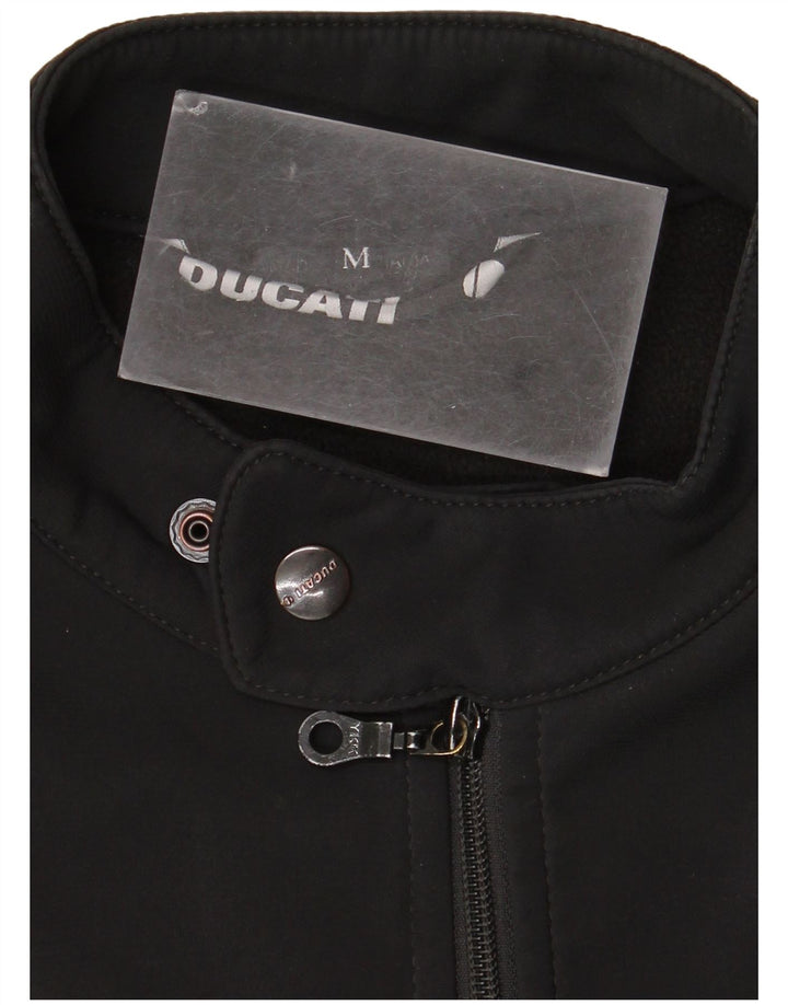 Ducati Mens Graphic Racer Jacket UK 38 Medium Black Colourblock