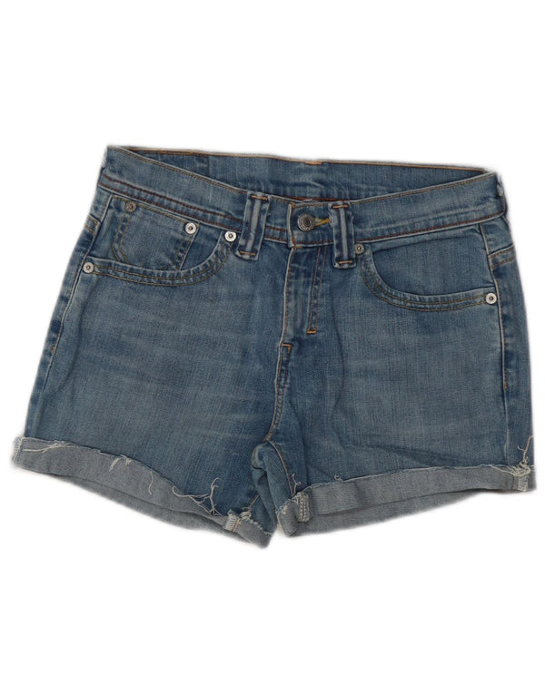 LEVI'S Womens Denim Shorts W28 Medium Blue Cotton