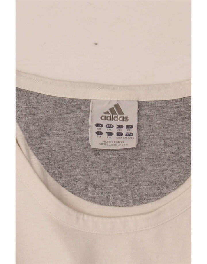 Adidas Mens Vest Top 2XL White