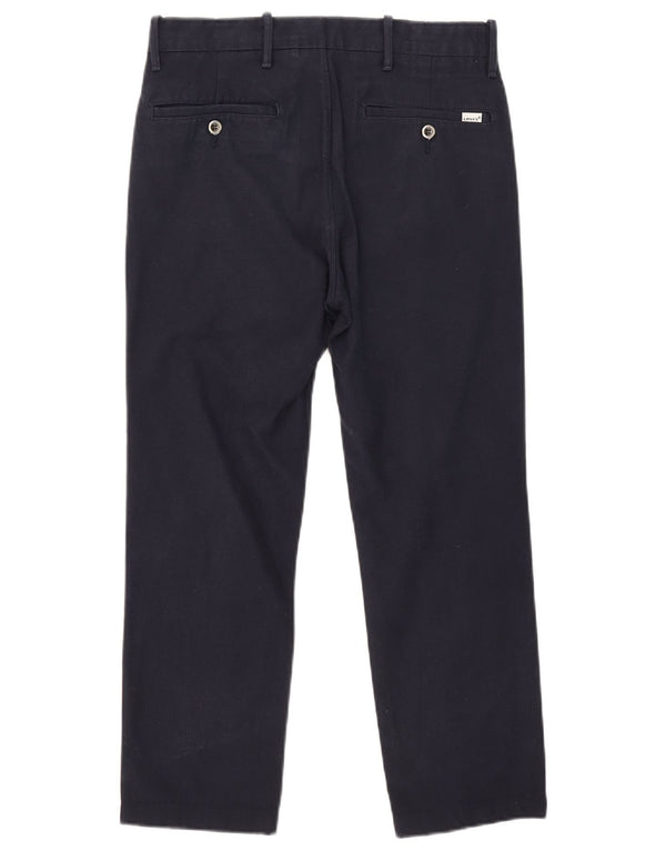 Levi's Mens Straight Chino Trousers W30 L25 Navy Blue Cotton