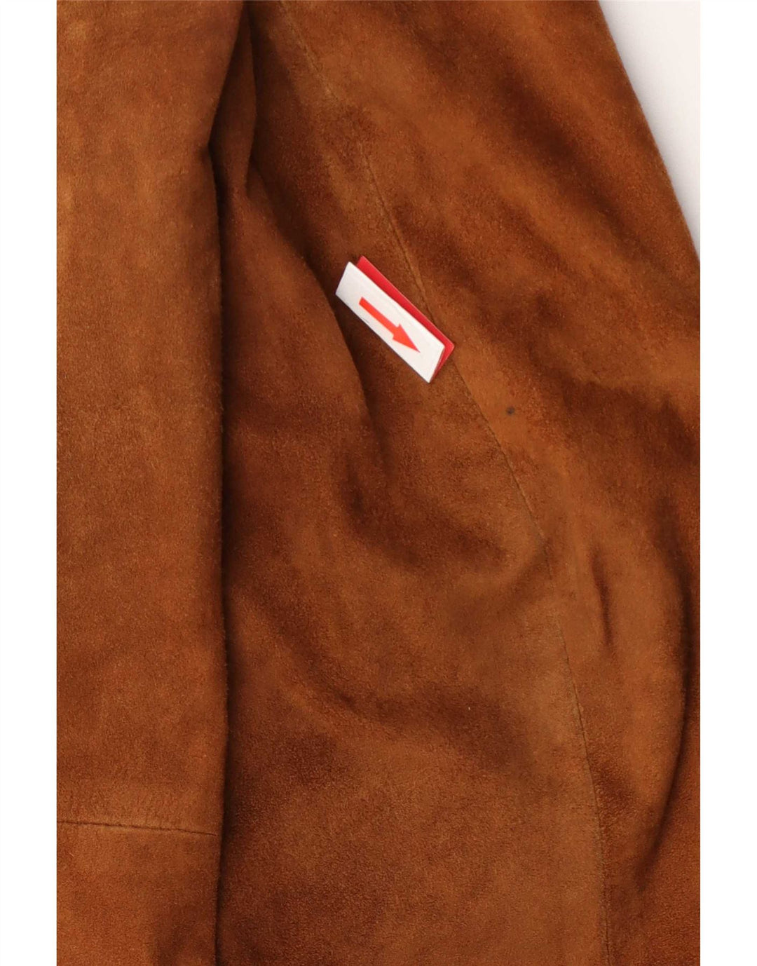 Vintage Womens 2 Button Suede Blazer Jacket UK 14 Medium Brown