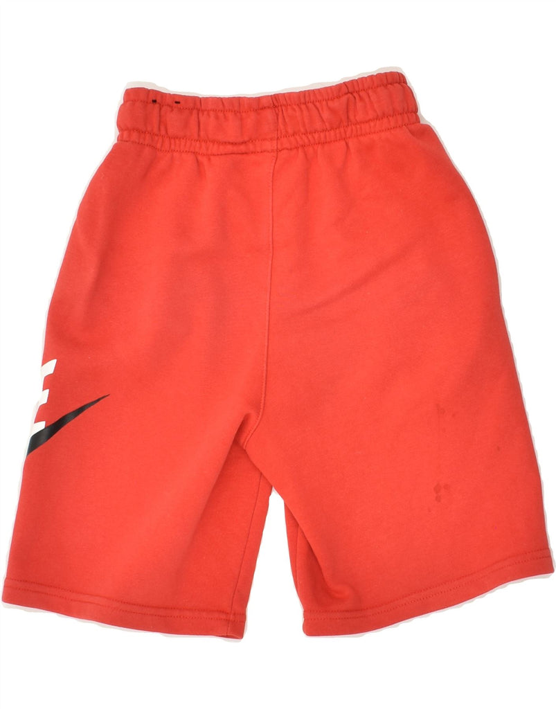 NIKE Boys Graphic Sport Shorts 10-11 Years Medium  Red Cotton | Vintage Nike | Thrift | Second-Hand Nike | Used Clothing | Messina Hembry 