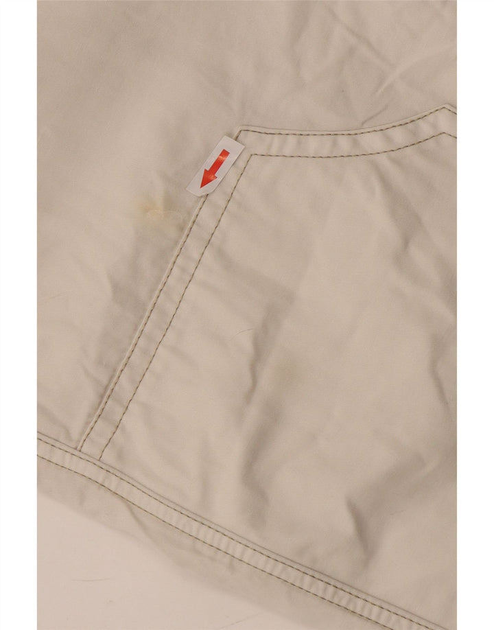 Murphy & Nye Mens Cargo Shorts W32 Medium White Cotton