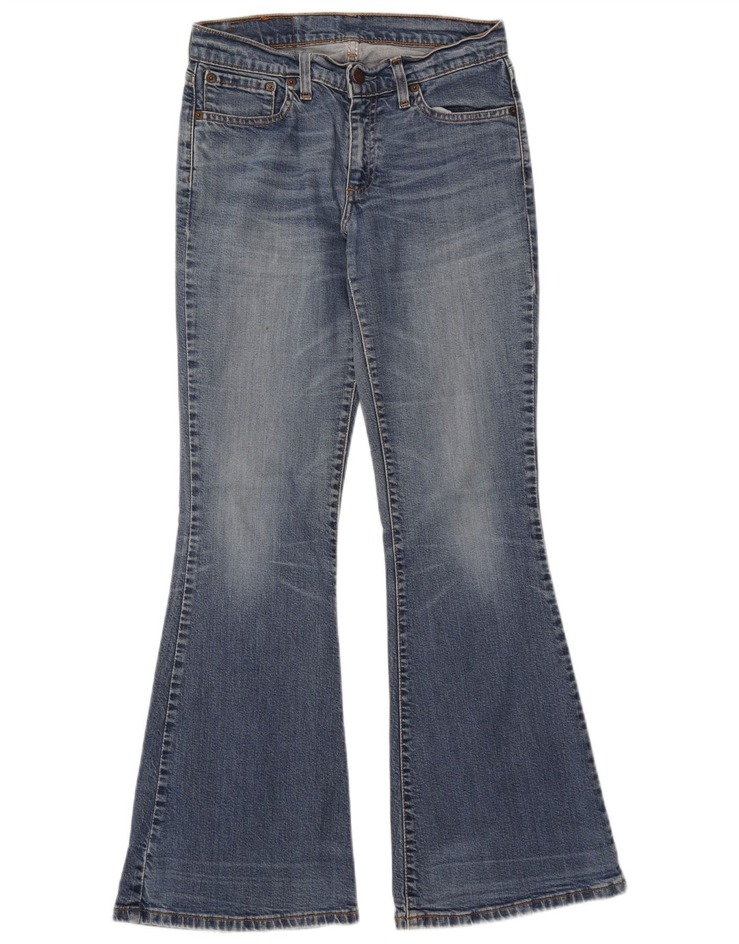 Levi's Womens 544 Flared Jeans W28 L32 Blue Cotton