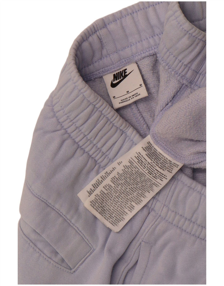 Nike Womens Tracksuit Trousers Joggers UK 14 Medium Purple Cotton