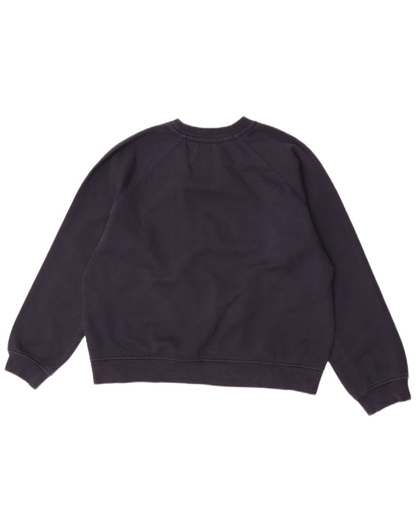 G-Star Womens Straight Fit Graphic Sweatshirt Jumper UK 20 2XL Navy Blue