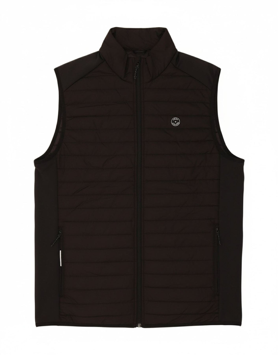 JACK & JONES Mens Padded Gilet UK 42 XL Black Polyester