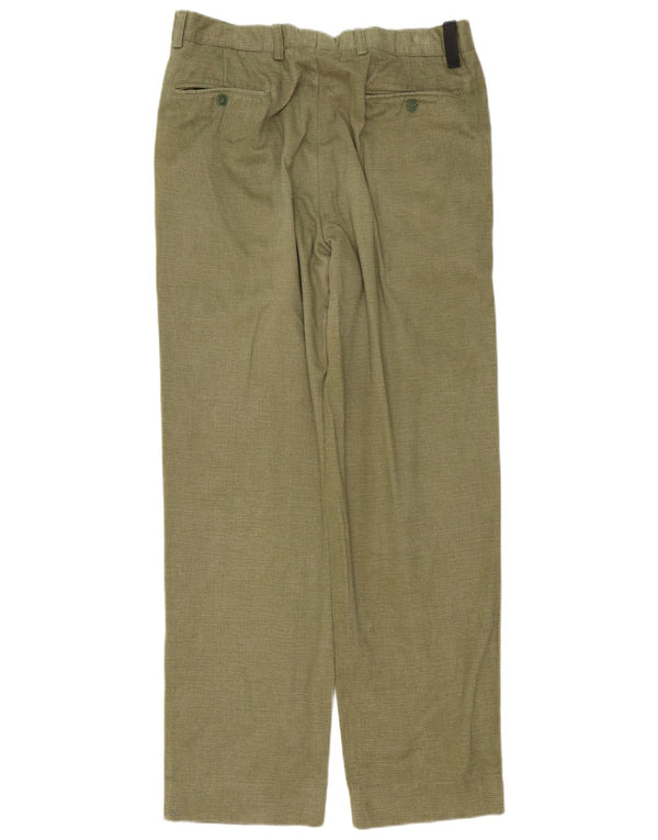 Valentino Mens Pegged Chino Trousers IT 52 XL W38 L32 Green